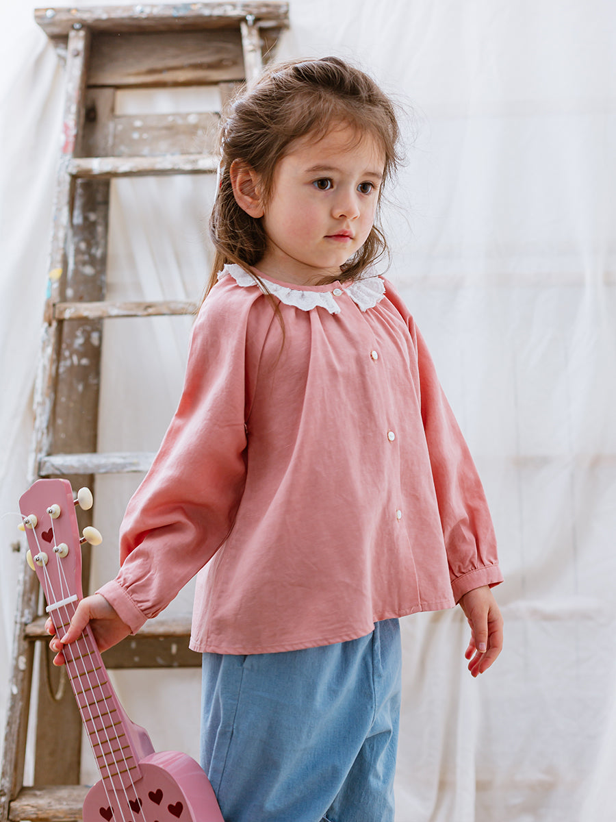 Falmouth Blouse, Baby Rose – view 4
