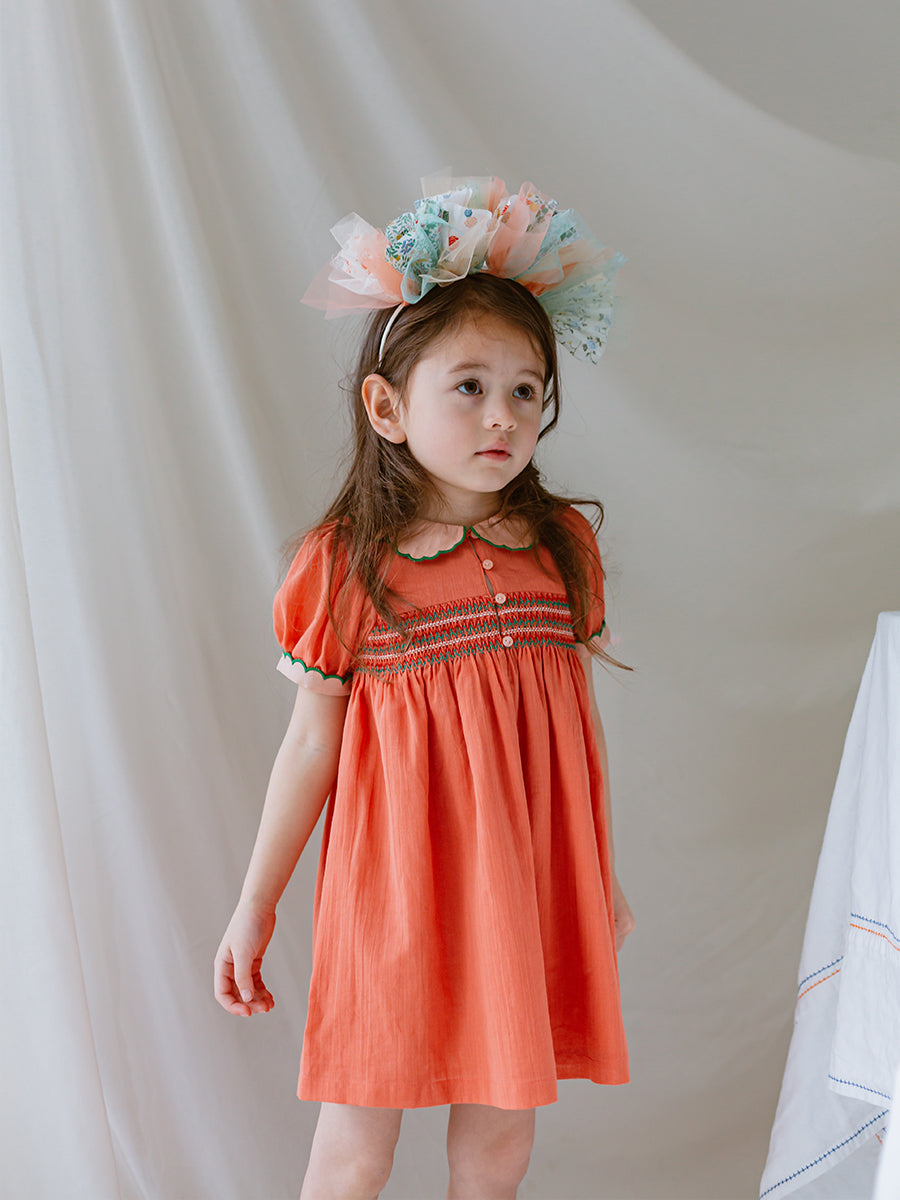 St Ives Dress, Butter Orange – view 3