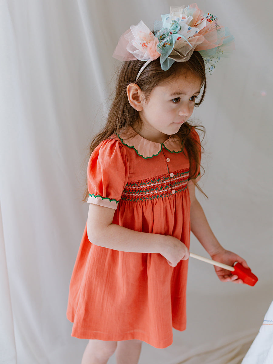 St Ives Dress, Butter Orange – view 4