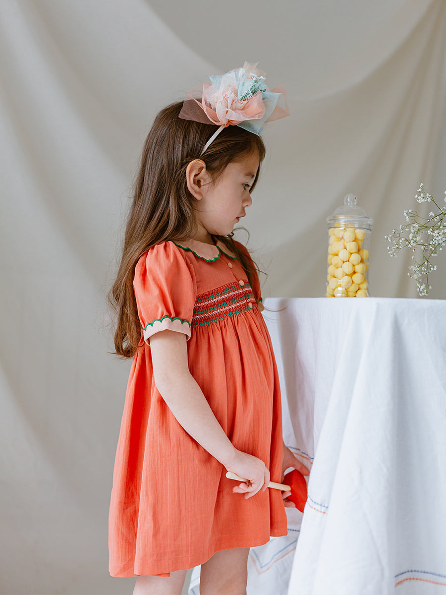 St Ives Dress, Butter Orange – view 5