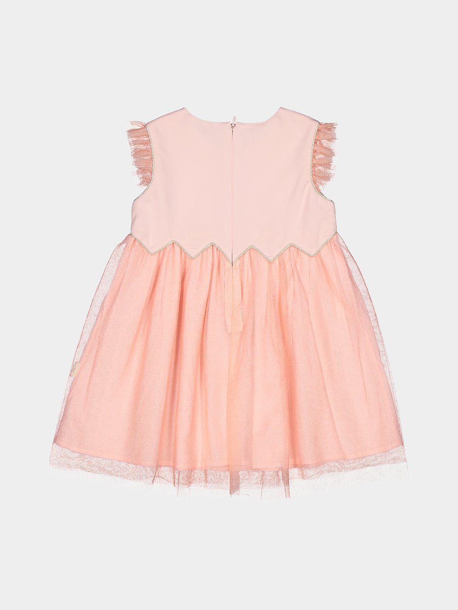 Tresco Dress, Coral Pink – view 7
