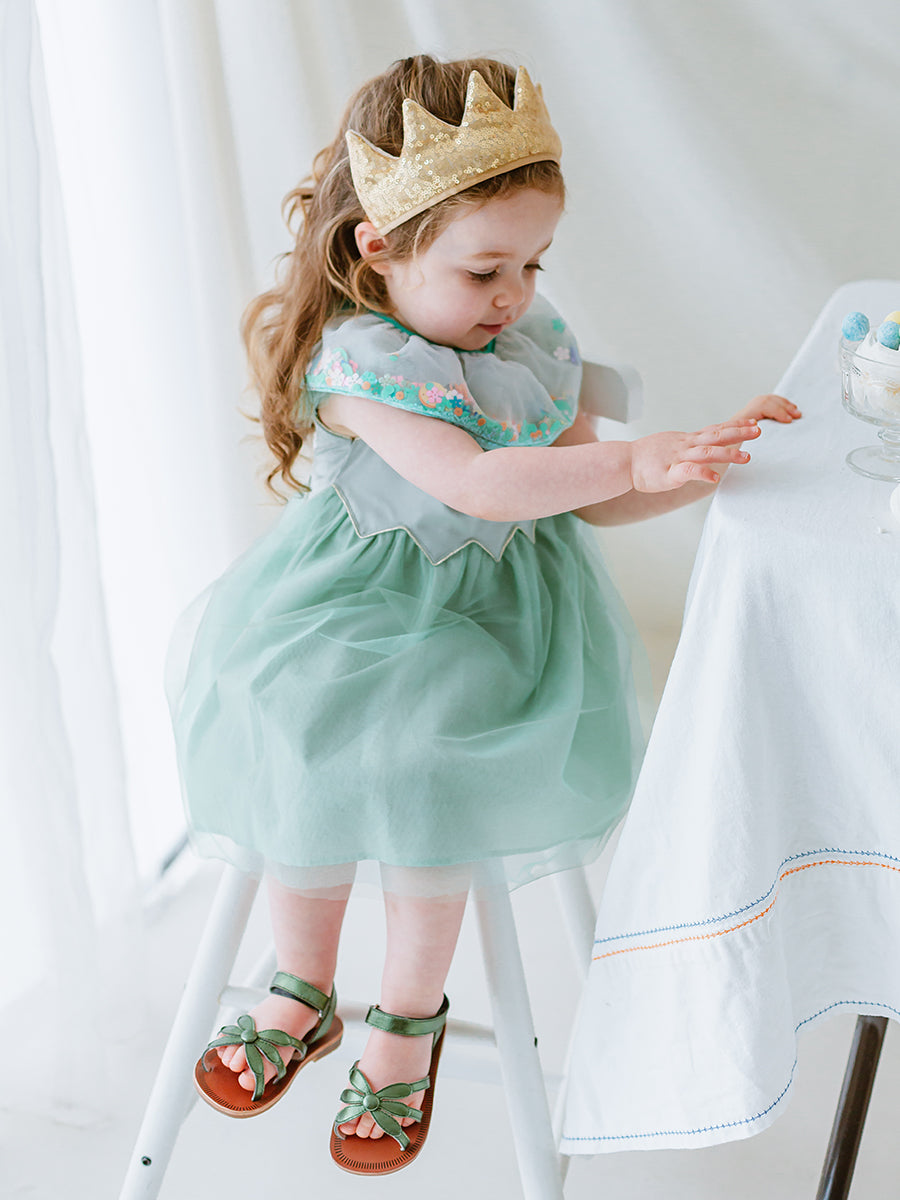 Tresco Dress, Tender Green – view 4