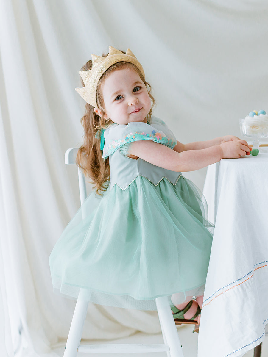 Tresco Dress, Tender Green – view 5