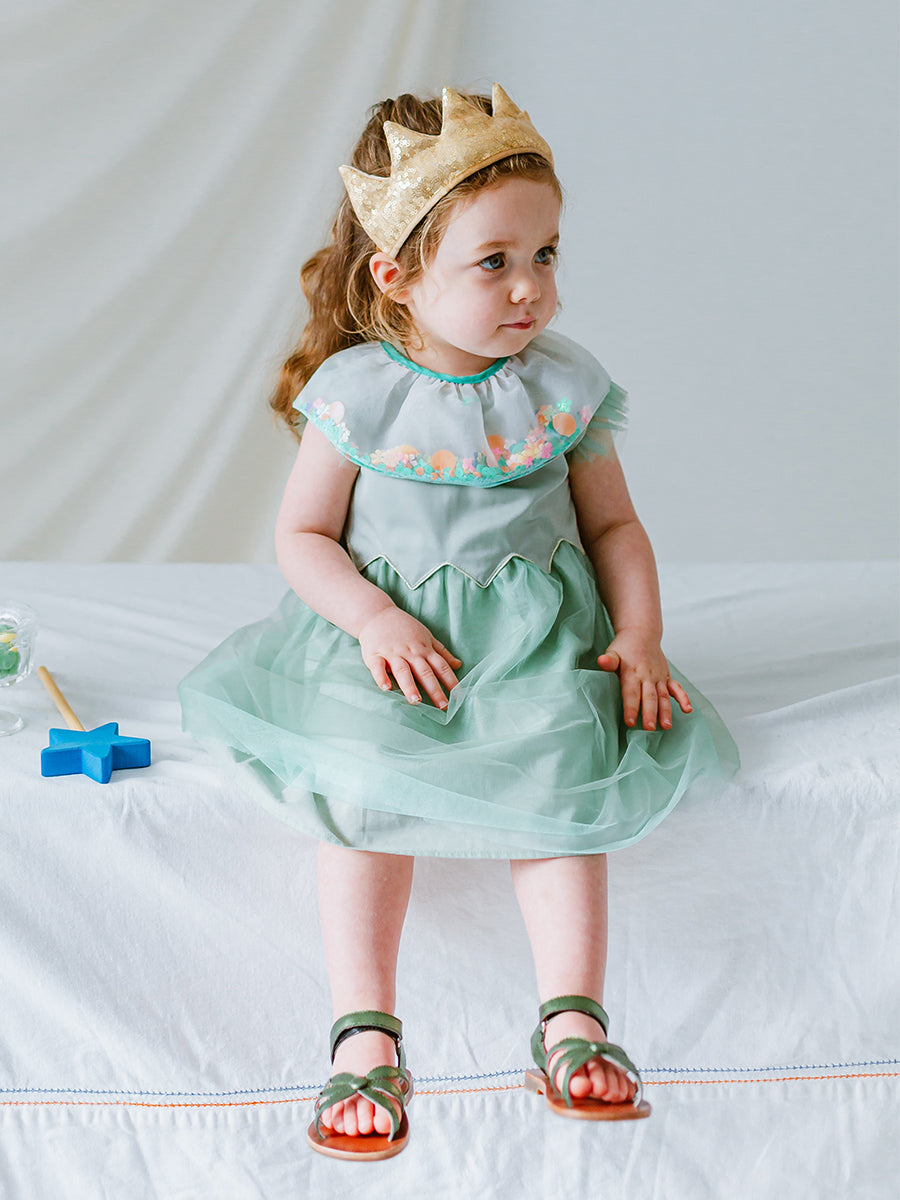 Tresco Dress, Tender Green – view 6