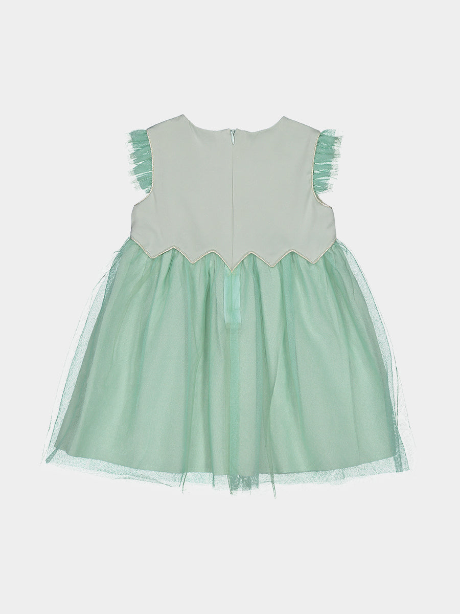 Tresco Dress, Tender Green – view 7