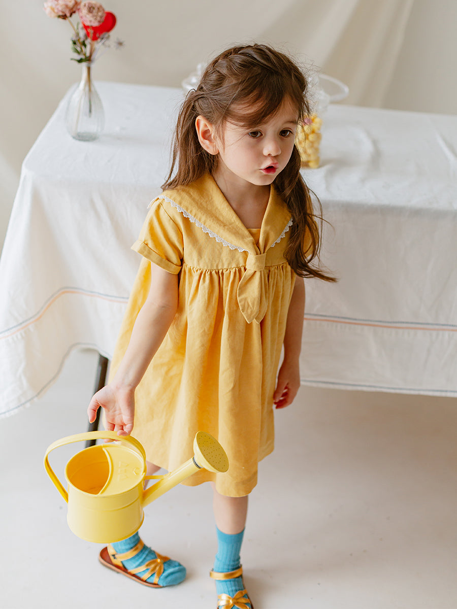Cavendish Dress, Sunshine Yellow – Happyology