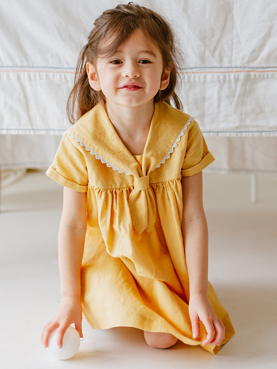 Cavendish Dress, Sunshine Yellow – view 3