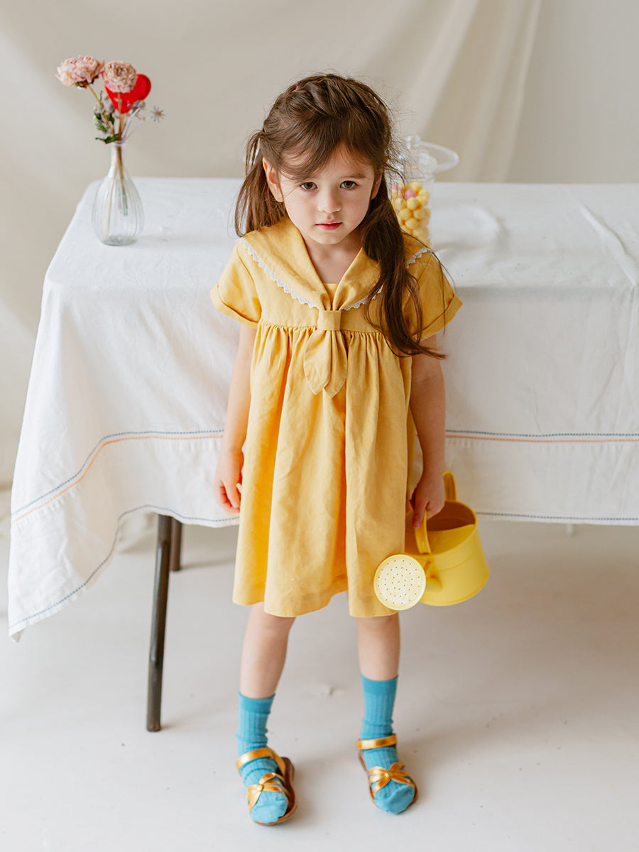 Cavendish Dress, Sunshine Yellow – view 4