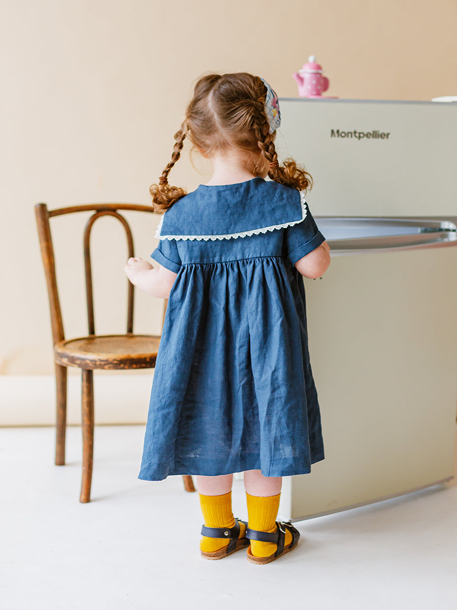 Cavendish Dress, Night Blue – view 5