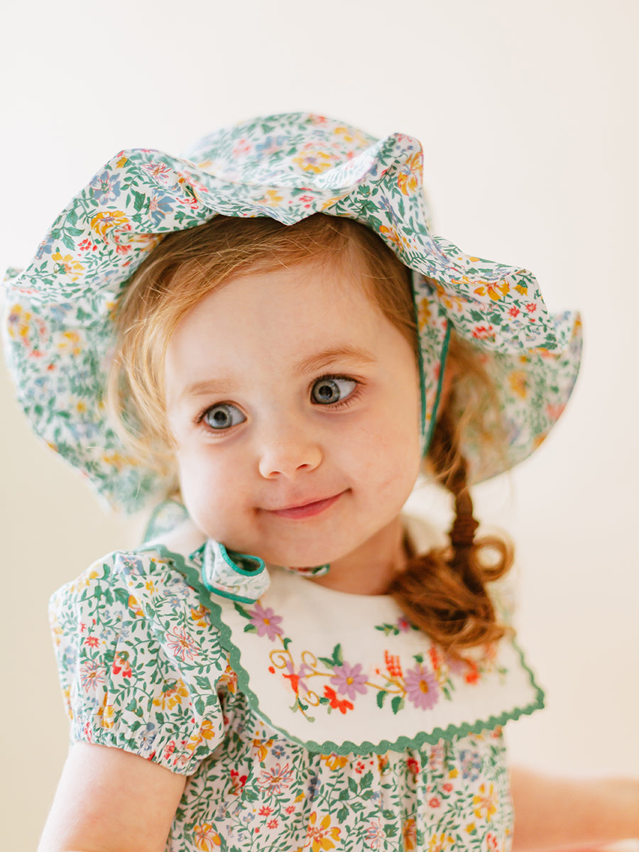 Aubrey Sun Hat, Cotswolds Vines – Happyology