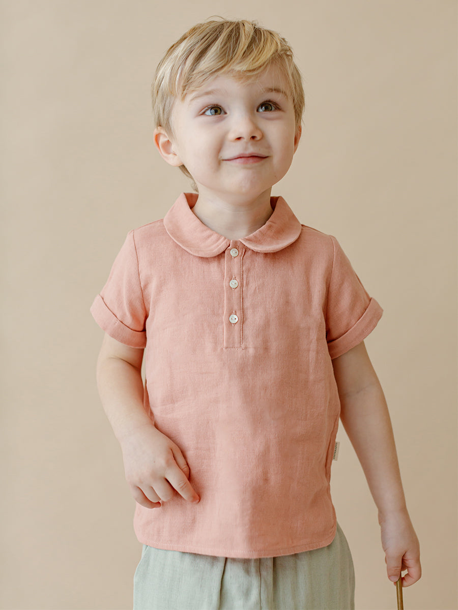 Willests Cotton Guaze Shirt,Cinnamon Powder – Happyology