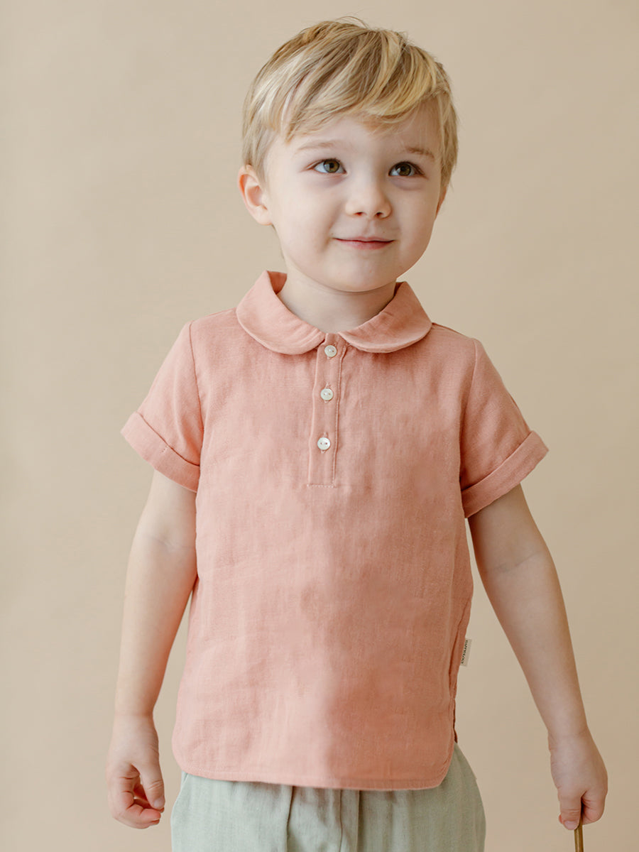 Willests Cotton Guaze Shirt,Cinnamon Powder – view 3