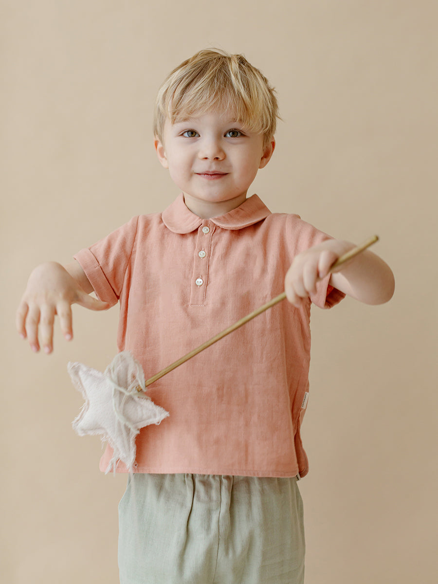 Willests Cotton Guaze Shirt,Cinnamon Powder – view 5