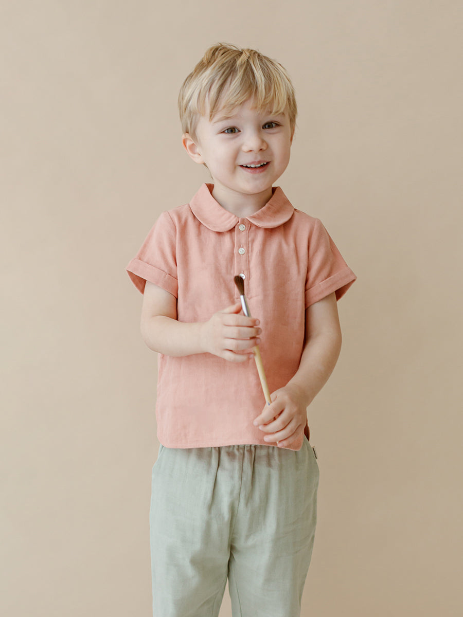 Willests Cotton Guaze Shirt,Cinnamon Powder – view 6