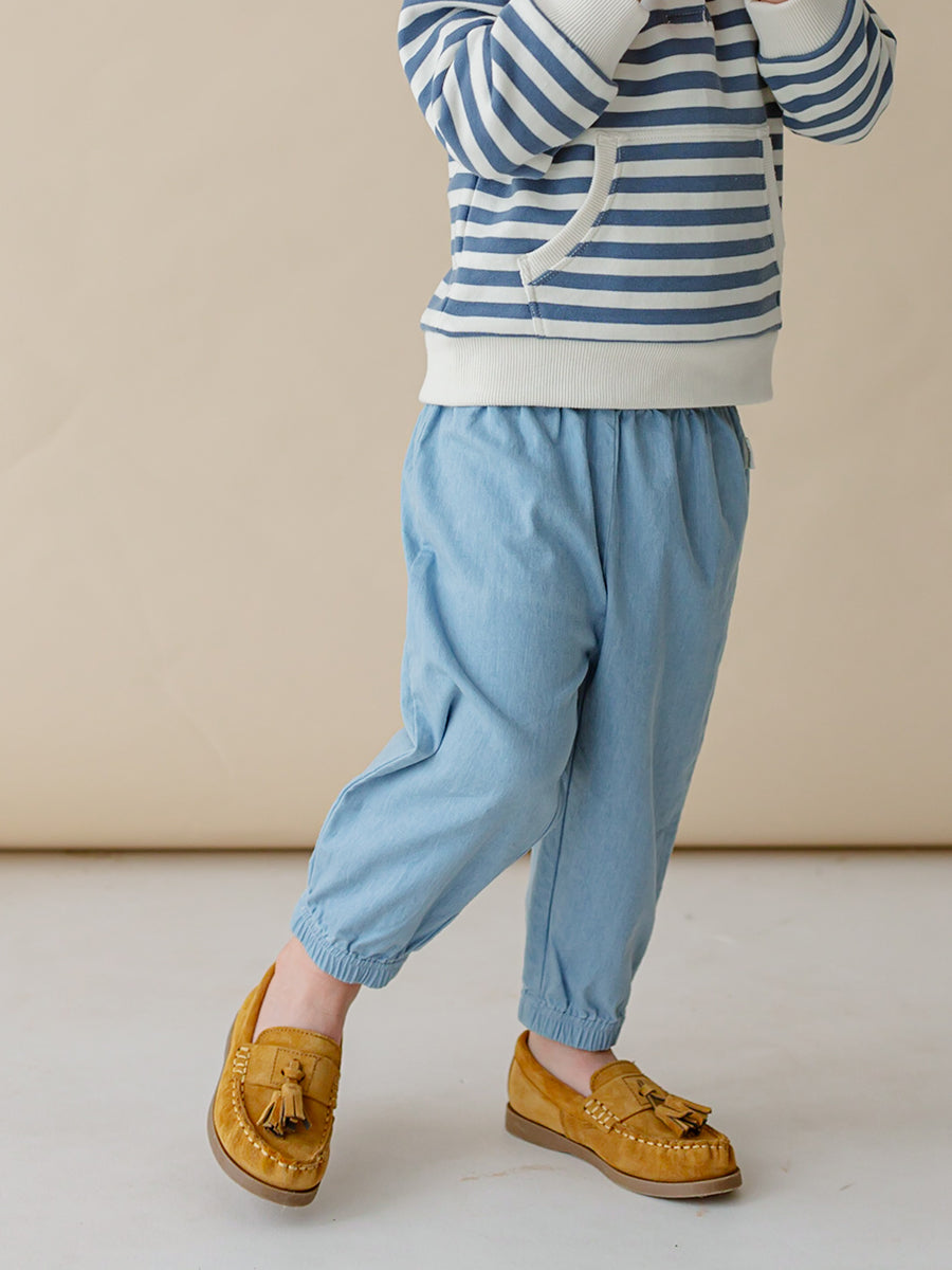 Hempden Trousers, Light Denim – view 4