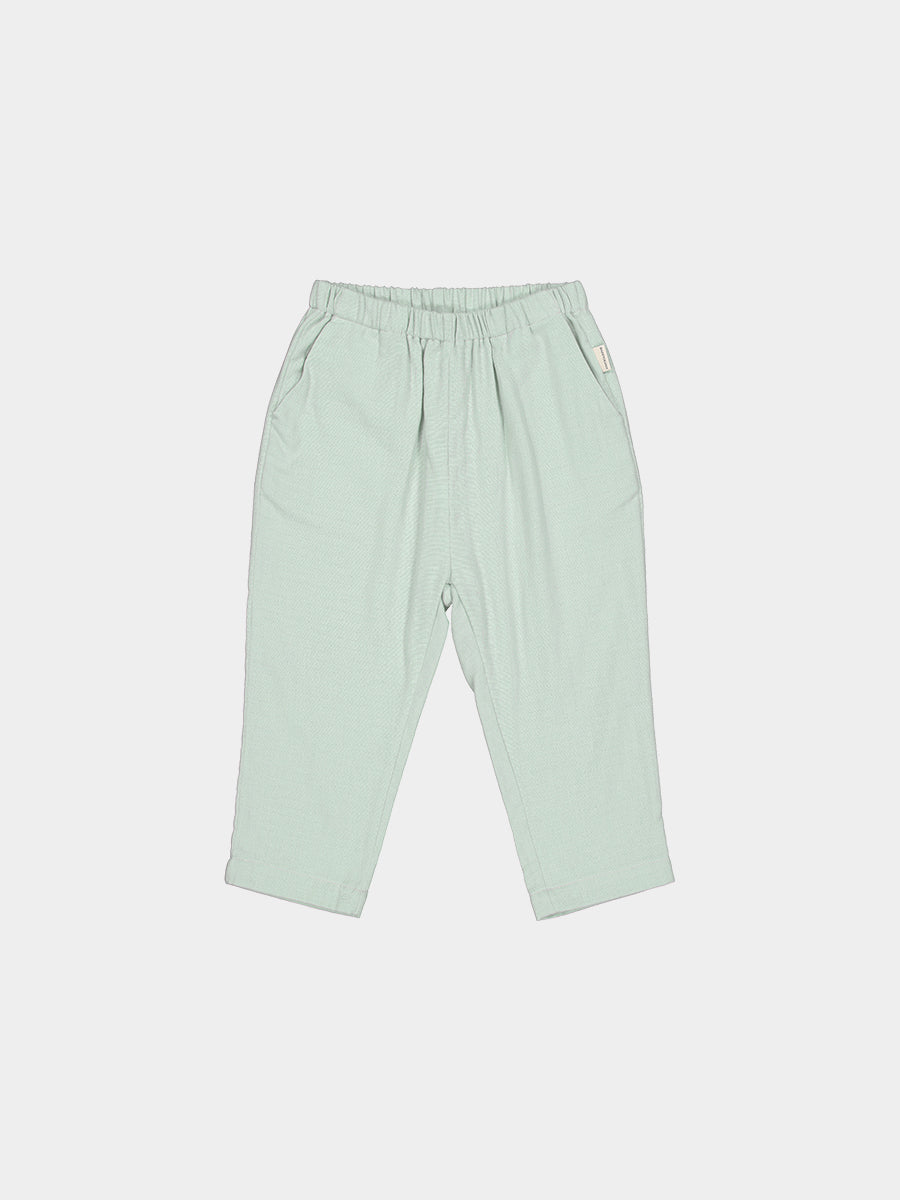 Moorway Soft Cotton Gauze Trousers,Mint Green – view 2