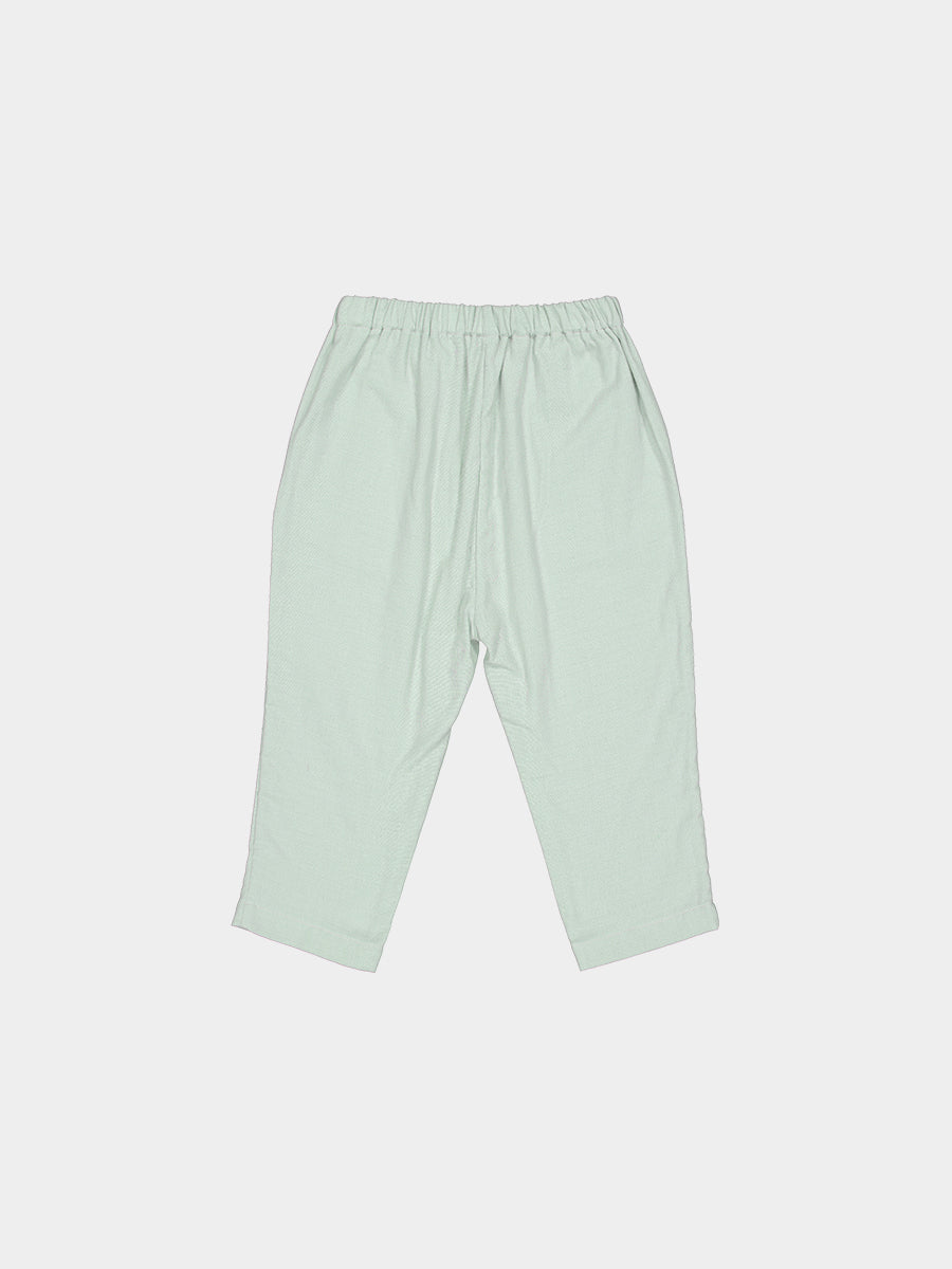 Moorway Soft Cotton Gauze Trousers,Mint Green – view 7