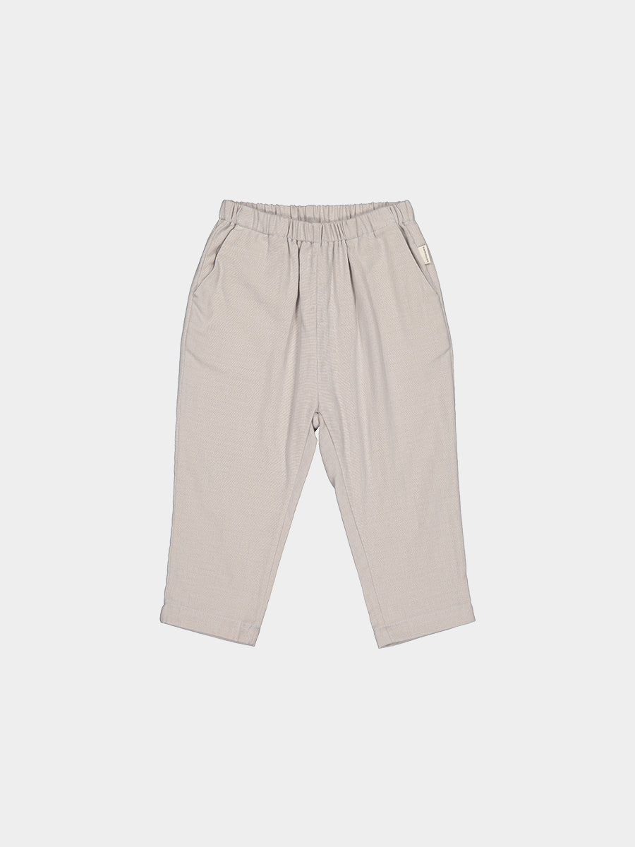 Moorway Soft Cotton Gauze Trousers,Warm Gray – view 2