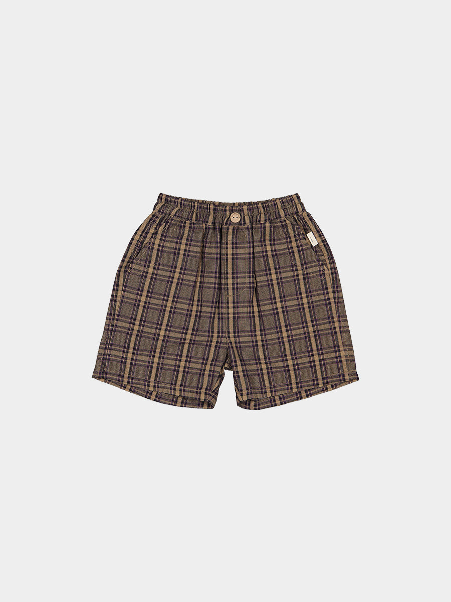 Pipperford Shorts,Purple Check – Happyology