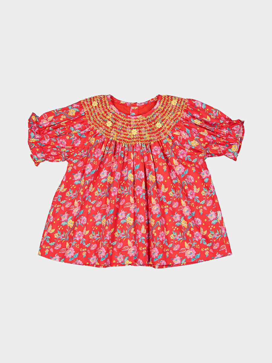 Colette Smocked Blouse, Happyland – view 2