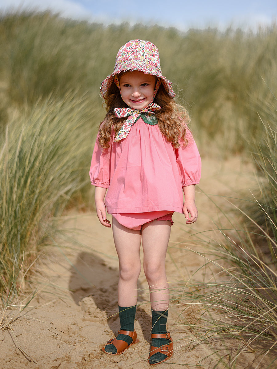 Margot Embroidered Blouse,Dusty Pink – view 5