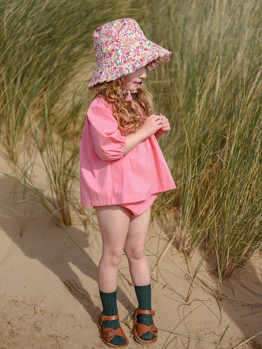 Margot Embroidered Blouse,Dusty Pink – view 6