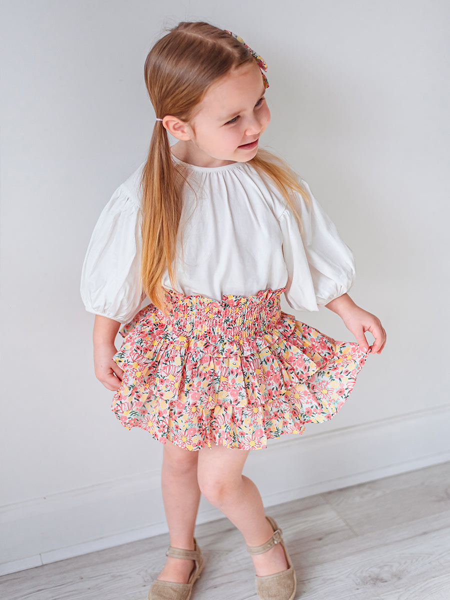 Demi Floral Skirt with Shorts, Colourful Newnham – view 4