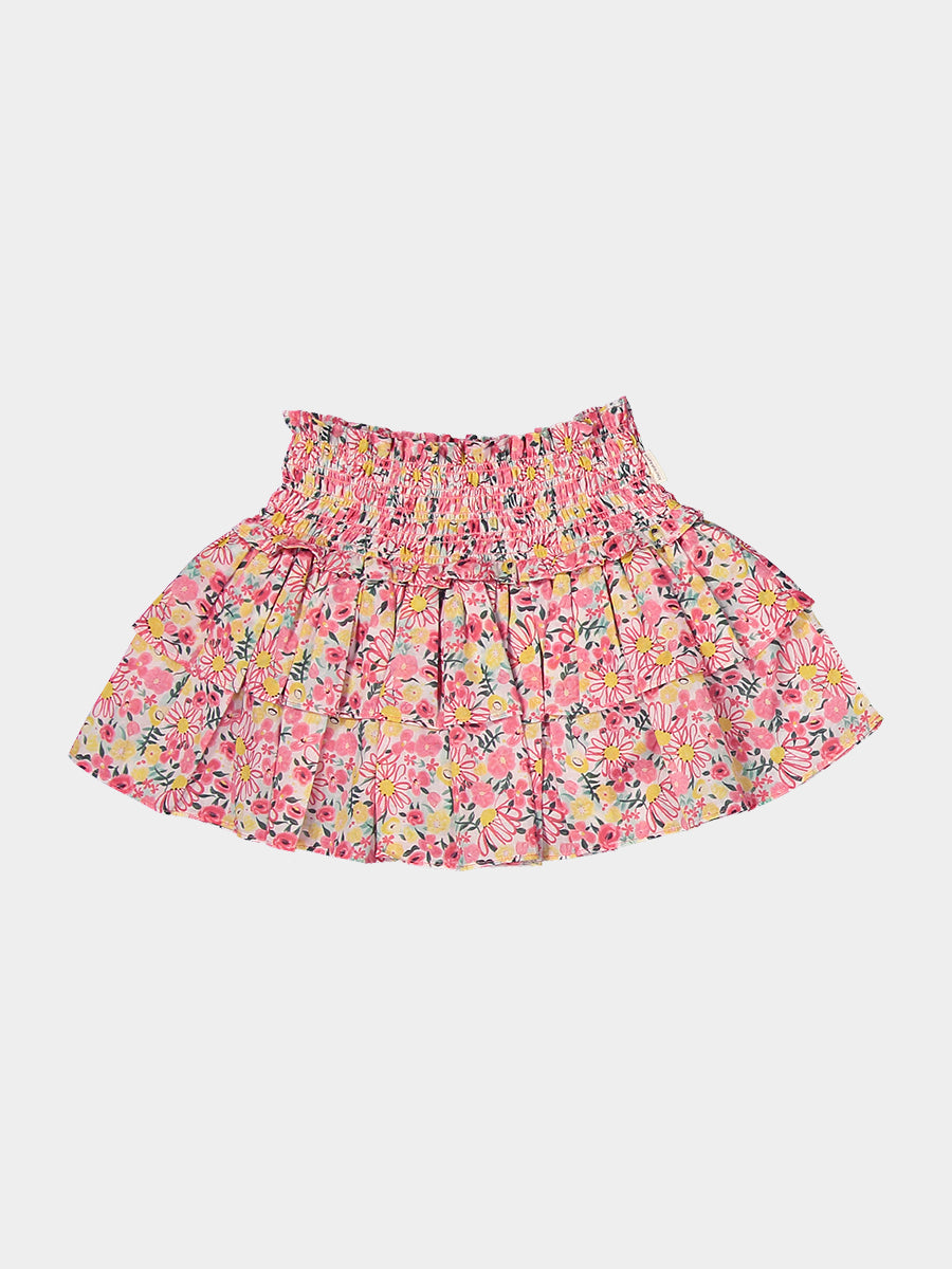 Demi Floral Skirt with Shorts, Colourful Newnham – view 2