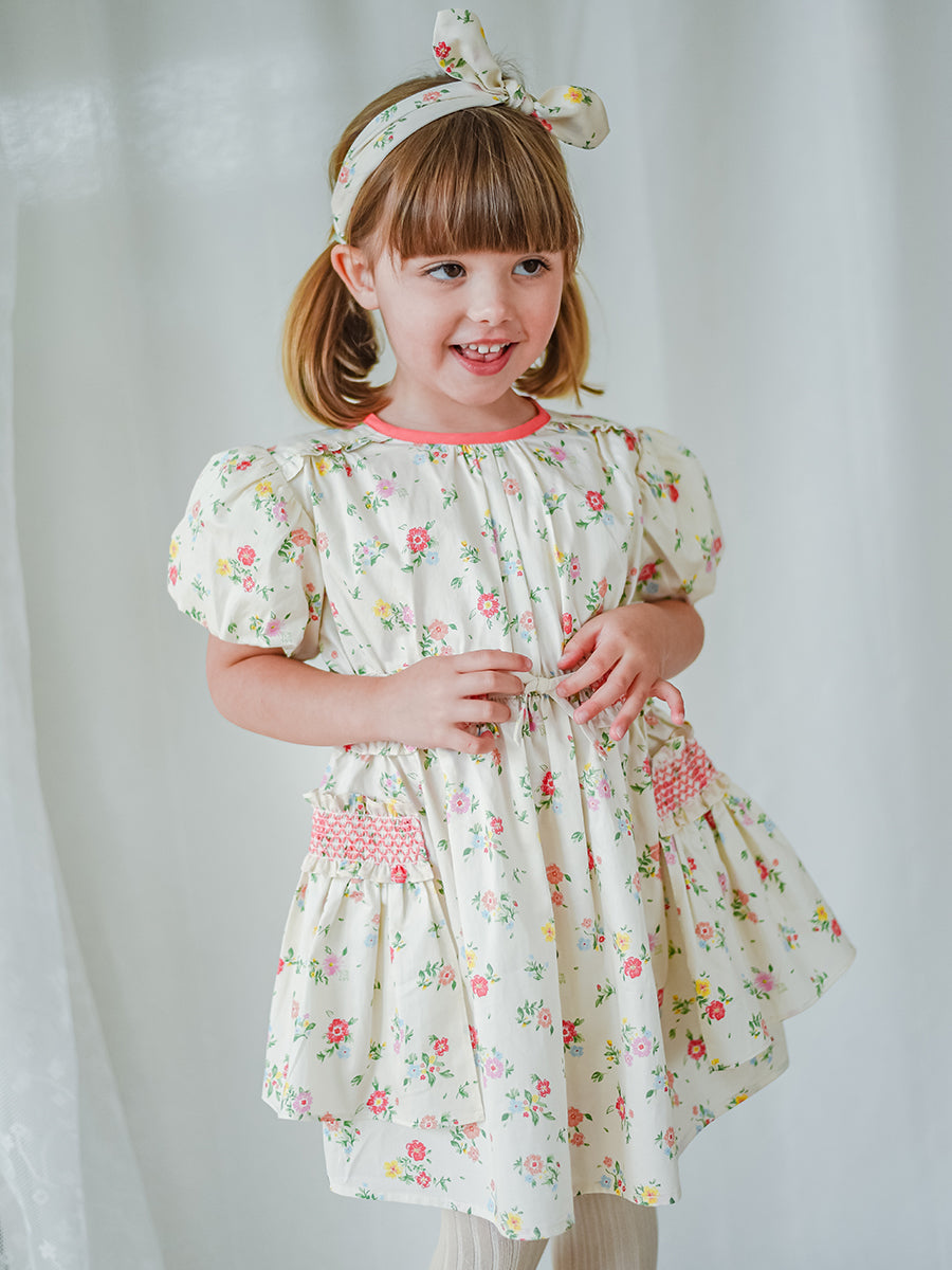 Leilani Smocked Dress, Kew Gardens – view 4