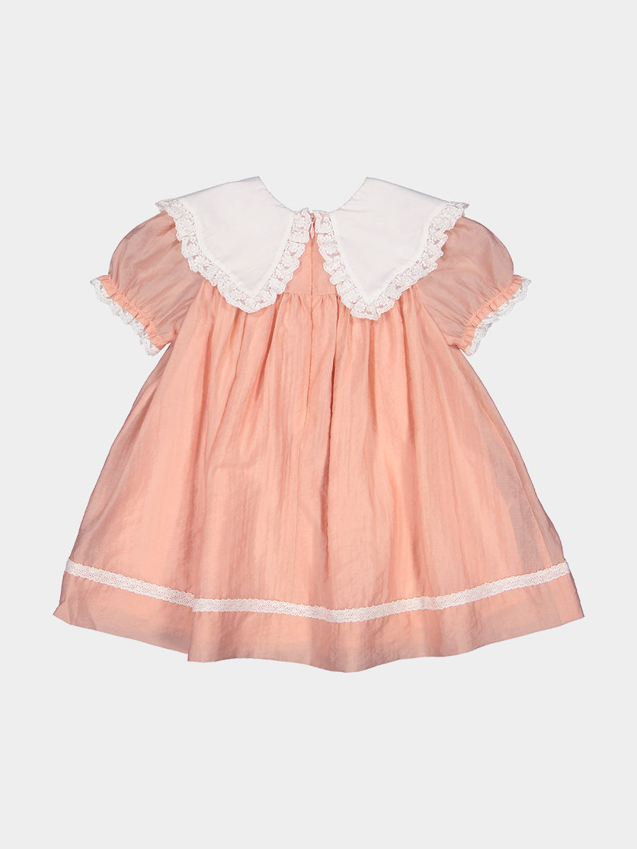 Livana Embroidered Dress,Blush Pink – view 7
