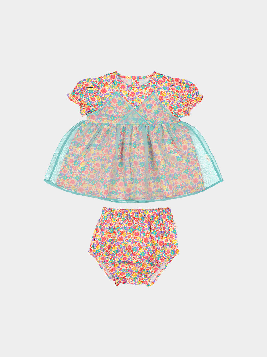 Sasha 2-Piece Tutu Top and Bloomers Set, Ritz Bouquet – view 2