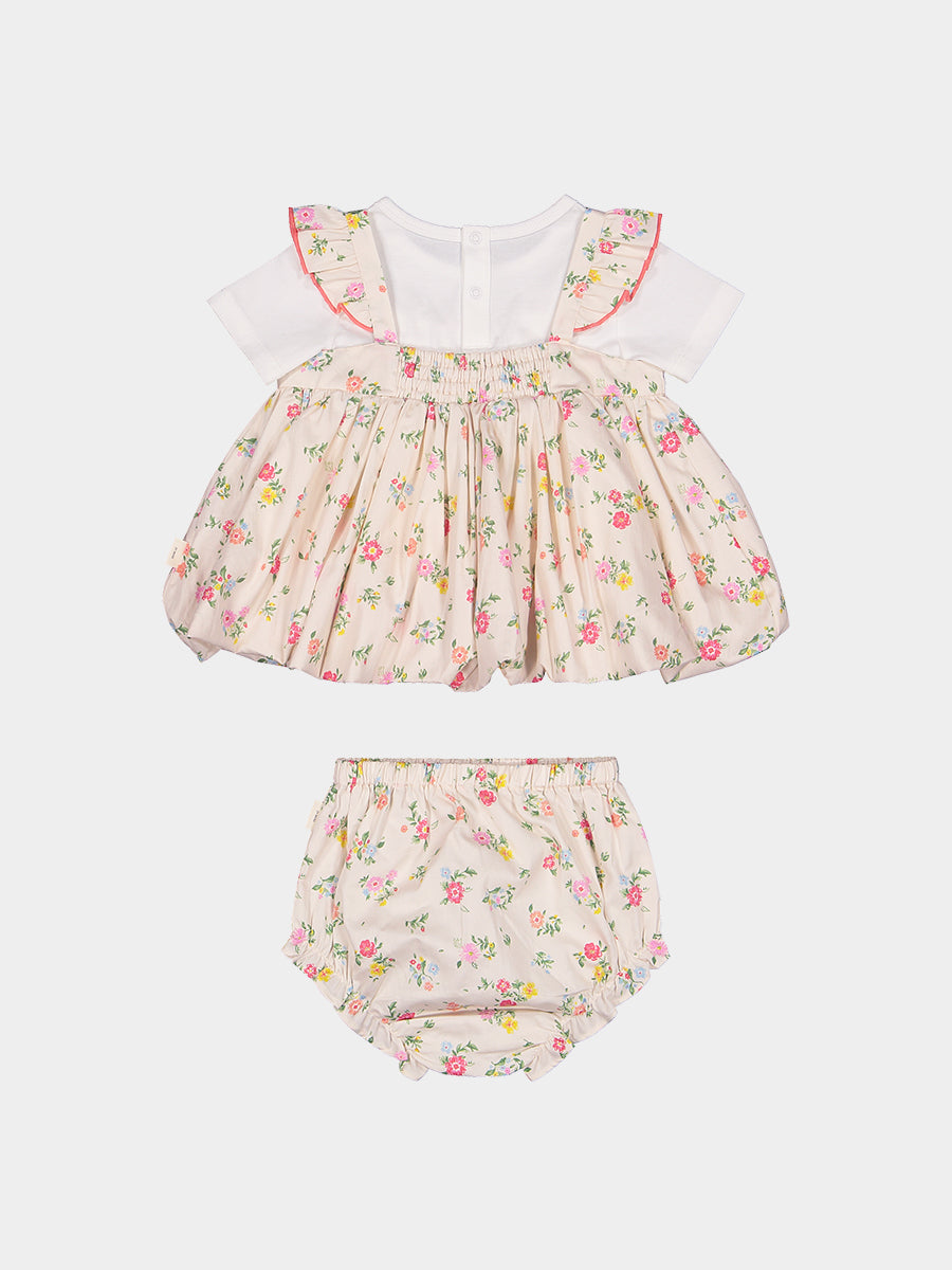 Theresa 3-Piece Floral Top T-Shirt and Bloomers Set, Ritz Bouquet – view 7