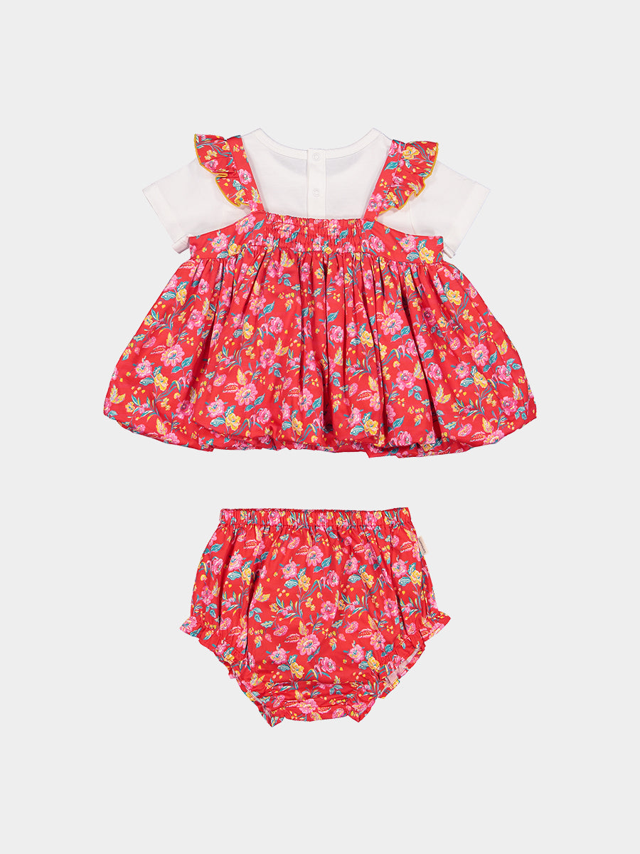 Theresa 3-Piece Floral Top T-Shirt and Bloomers Set, Happyland – view 7