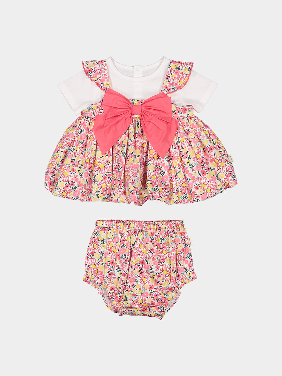 Theresa 3-Piece Floral Top T-Shirt and Bloomers Set, Colourful Newnham – view 2