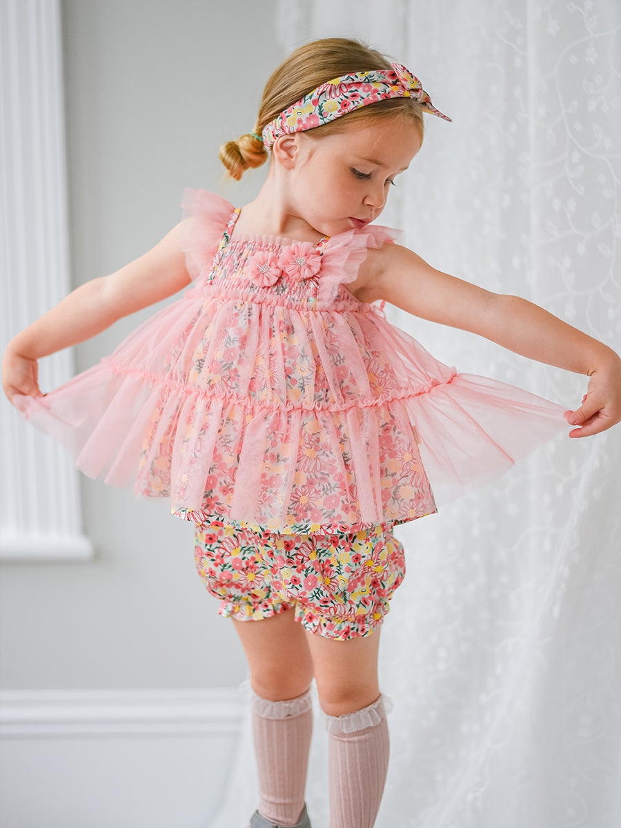 Ivette 2-Piece Tutu Top and Bloomers Set, Colourful Newnham – view 5
