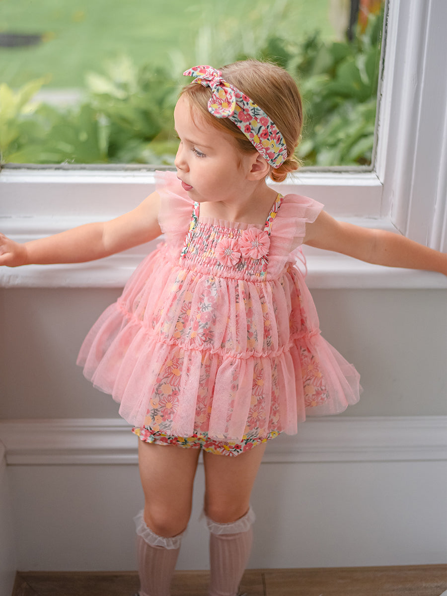 Ivette 2-Piece Tutu Top and Bloomers Set, Colourful Newnham – view 6