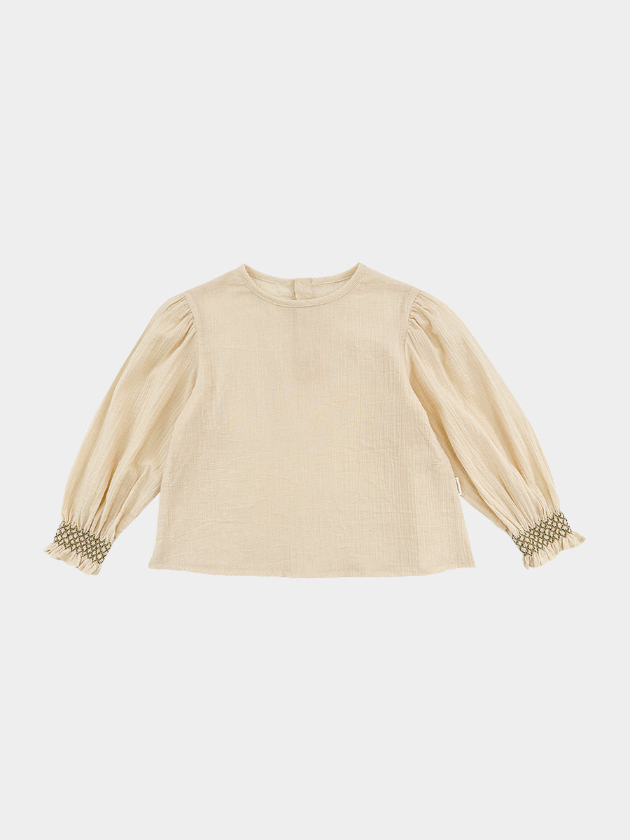 Verbena Blouse, Ecru – view 2