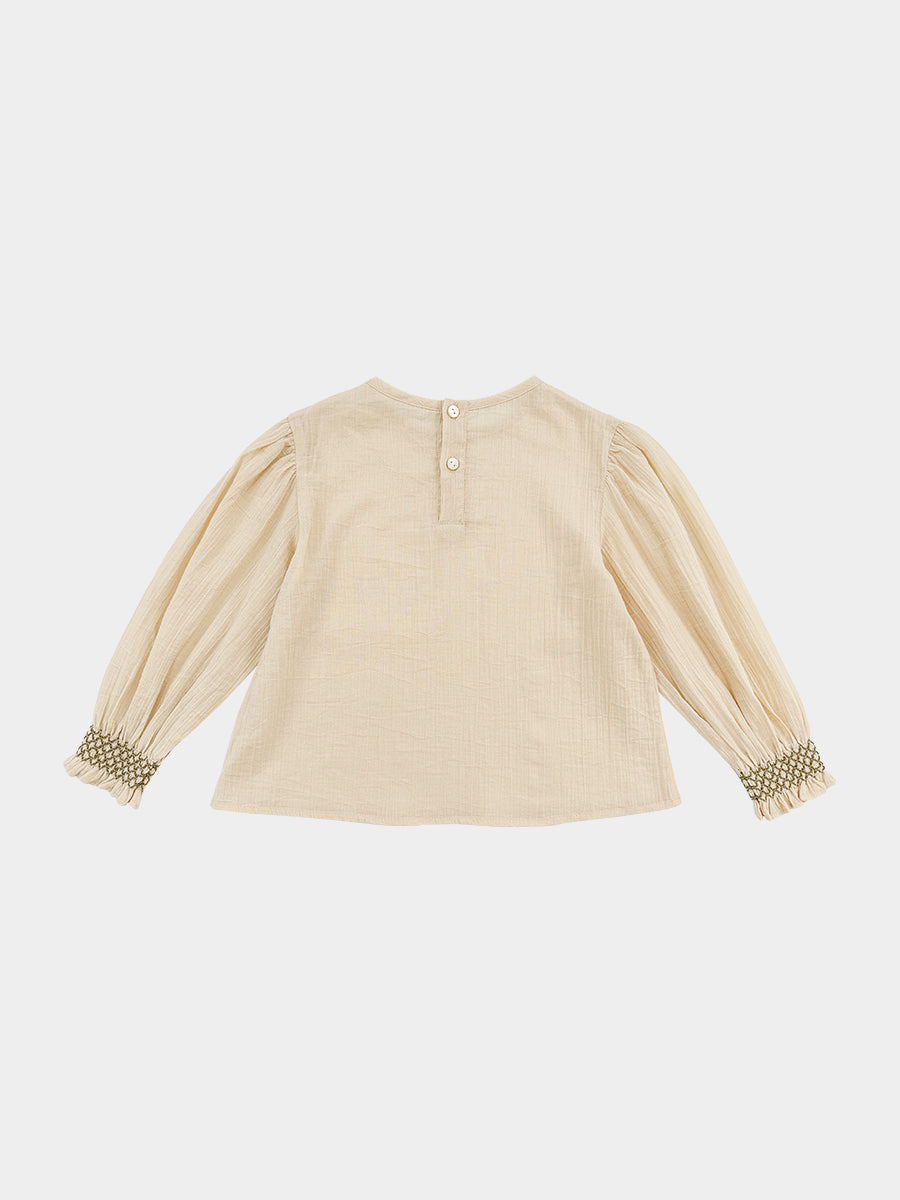 Verbena Blouse, Ecru – view 7