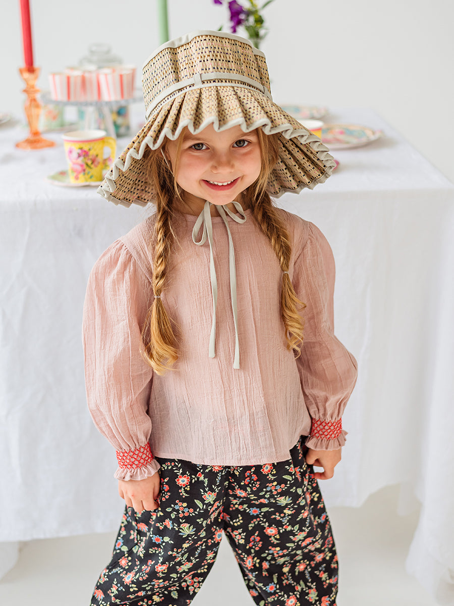 Verbena Blouse, Coral Pink – view 5