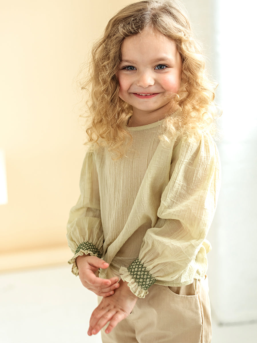 Verbena Blouse, Tender Green – view 4