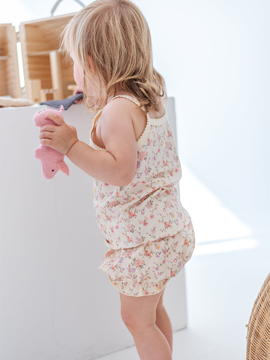 Organic Cotton Jersey Bloomers, Fairy Florals – view 3