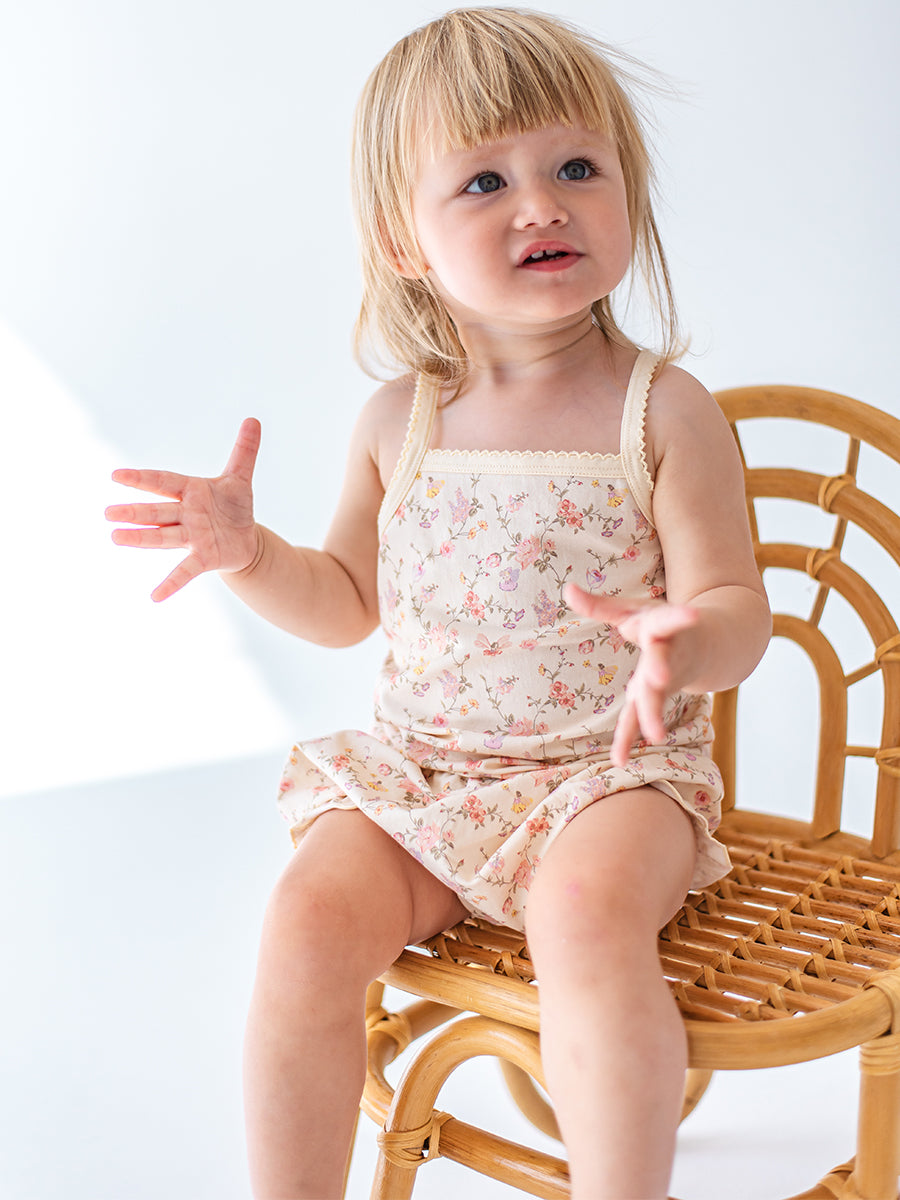 Organic Cotton Jersey Bloomers, Fairy Florals – view 4