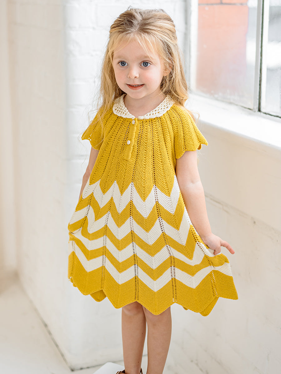 Aspen Crochet Dress, Mango – Happyology