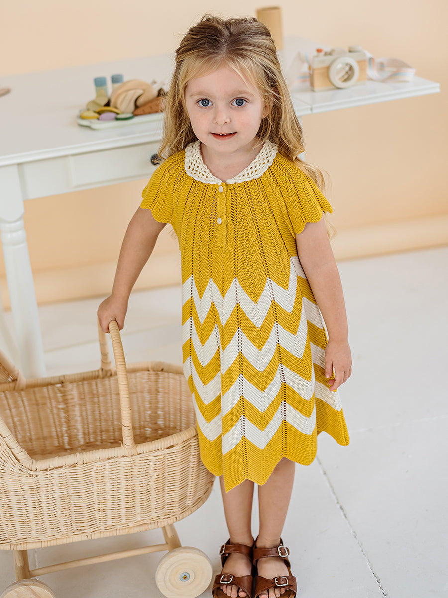 Aspen Crochet Dress, Mango – view 3