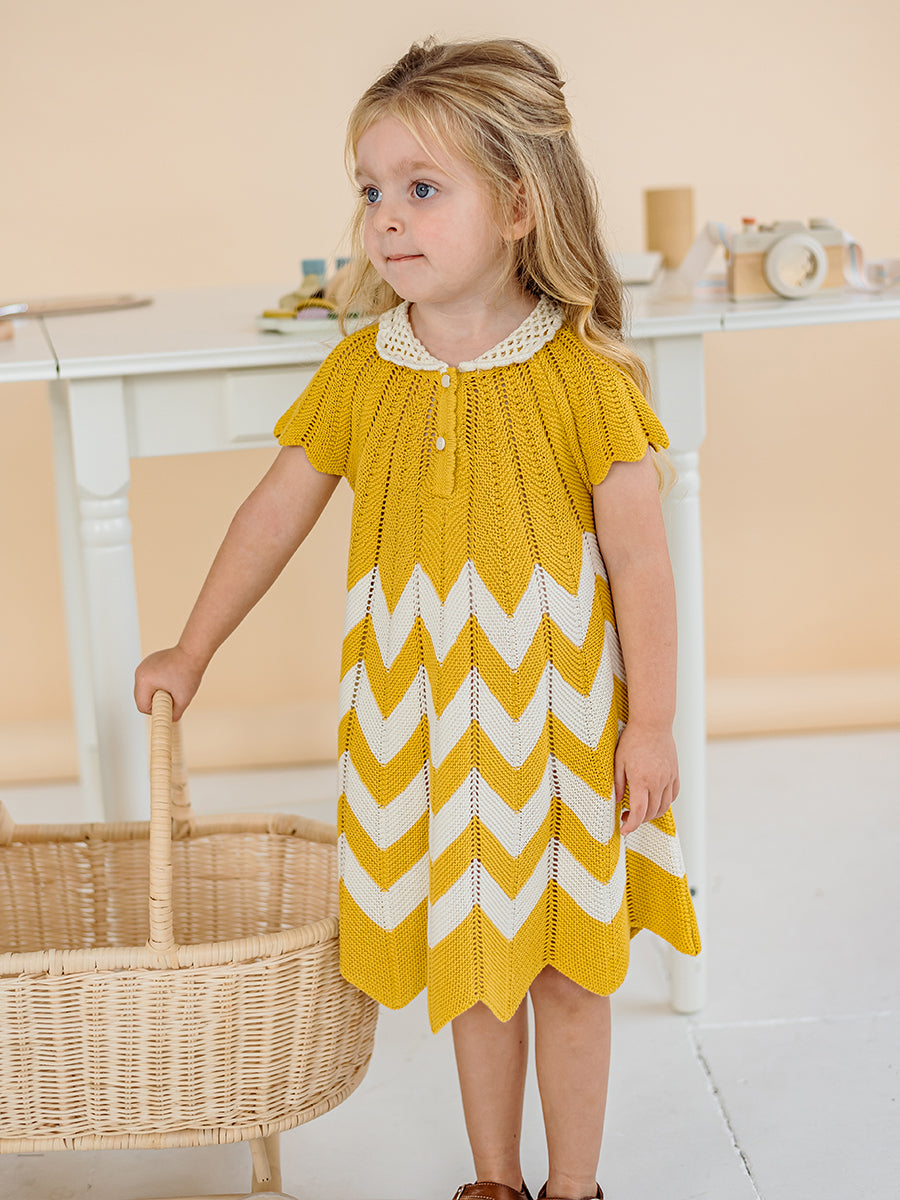 Aspen Crochet Dress, Mango – view 6