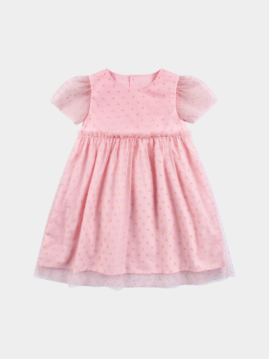 Iris Tulle Dress, Sakura Pink – view 2