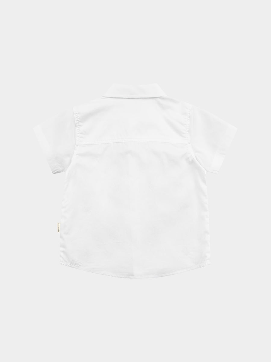Malus Embroidery Shirt, ivory white – view 7