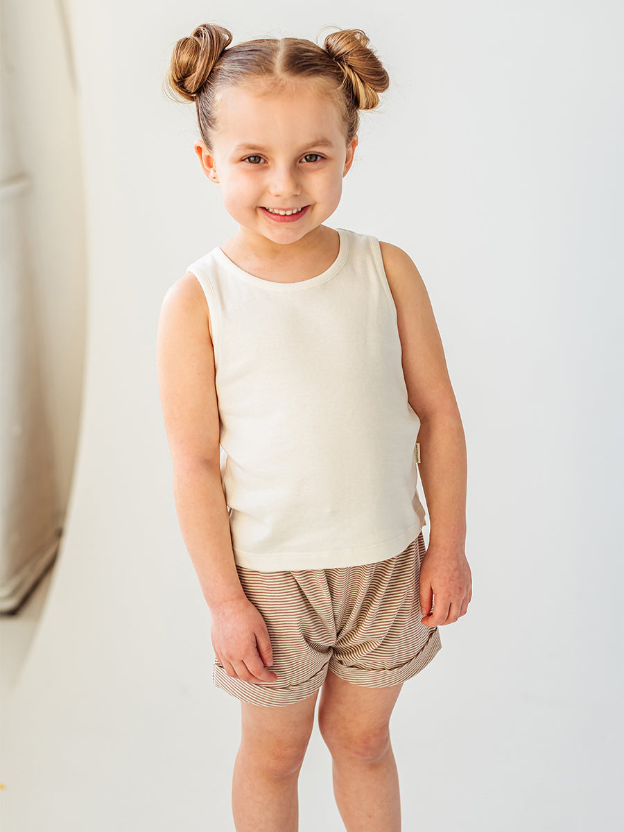 Bluebell Vest Top, Ivory White – Happyology