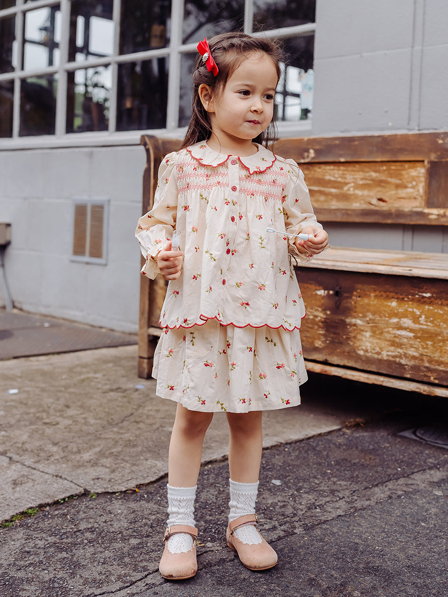 Chatham Skirt, Pink Tulips – Happyology