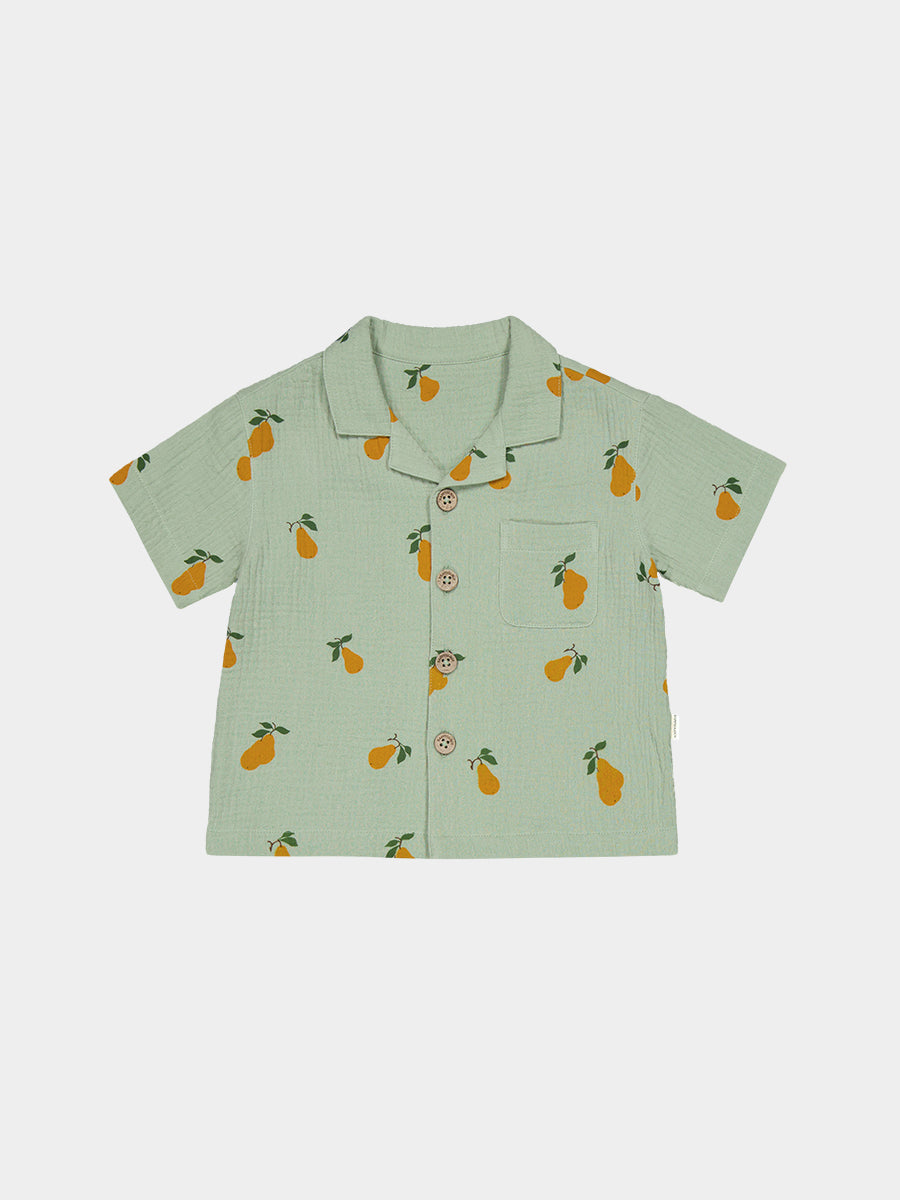 Weymouth Shirt, Happy Pears Green – view 2